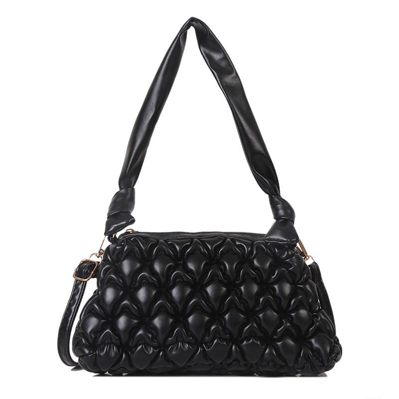 Hochwertige weiche PU Unterarmtasche für Damen Große Kapazität Allround Schulter-Umhängetaschen Retro Mode Handtaschen Neu