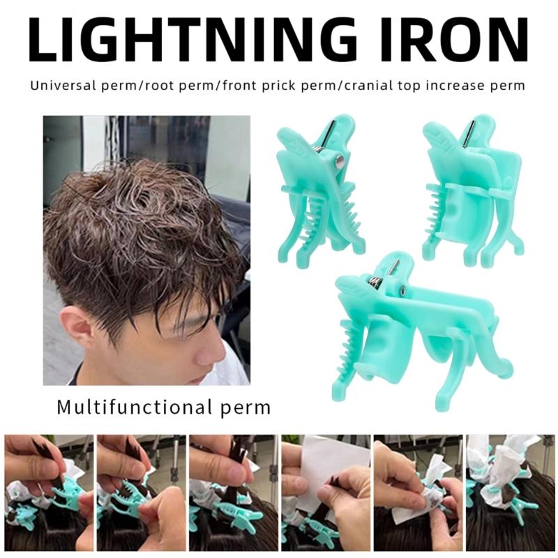 Portable Hair Voluming Clip Men's Perm Clips Hair Styling Tools Hair Perm Insulation Clips 25Pcs Volumizing Hair Clips
