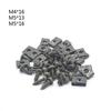 20x/lot Cache Moteur Bavette Garde-Boue Vis Fixation Clips Universels Pour Vélo Électrique Cyclomoteur Scooter ATV Clips Type U M4/M5