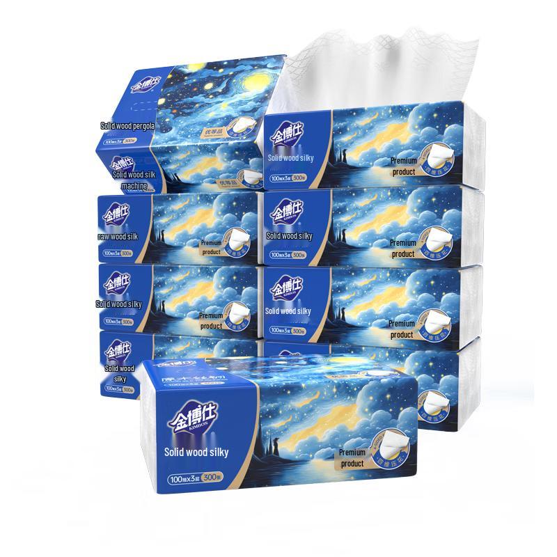 

JINBOSHI Galaxy Series 3-Ply Facial Tissues