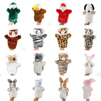 Kindergarten Animal Hand Puppet - Plush Tiger Long Hair Glove Prop