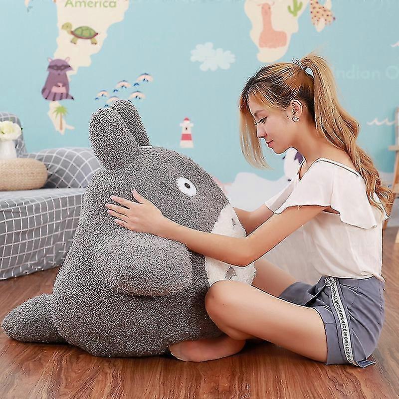 Peluche gigante di Totoro da 20 cm, giocattolo del cartone animato Tonari No Totoro, cuscino di peluche, adorabili bambole di peluche per bambini e bambine, regalo di compleanno.