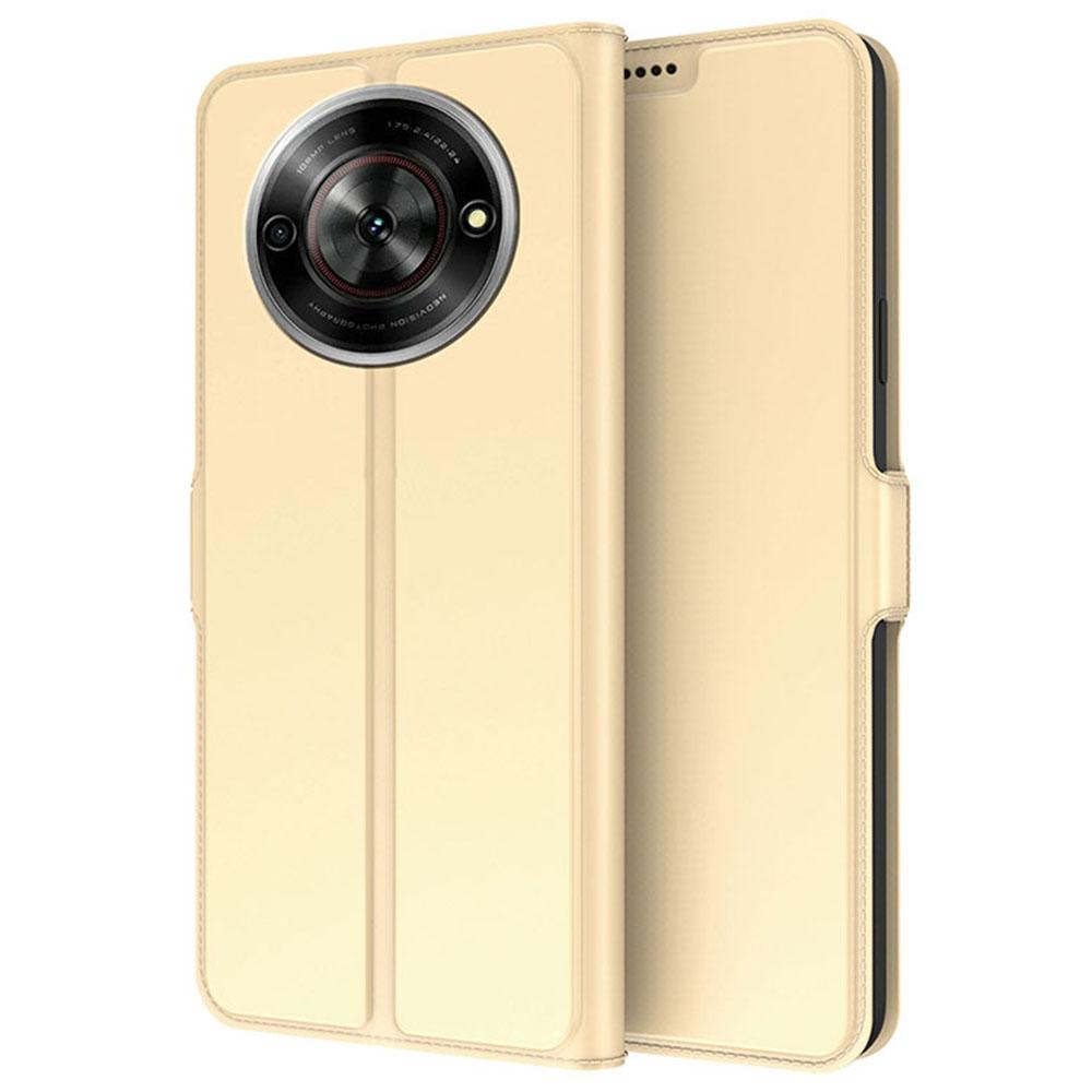 For ZTE nubia Focus Case Shockproof TPU Inner Shell Leather Phone Cover Card Slot