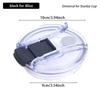 1Pcs New for Cup with Handle Bottle Cover 20/30/40oz Themos Tumbler Cup Cap Splash Spill Proof Multicolor Plastic Lids Cup Holders 5