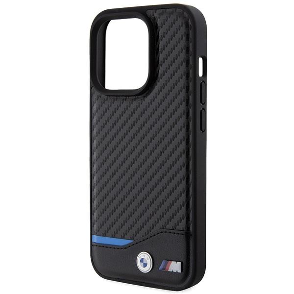 Bmw Bmhcp15L22Nbck Iphone 15 Pro 6.1Czarny/Black Leather Carbon