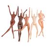 1PC 11 Movable Joints 26/27cm African Doll Nude Body Brown Black Skin Doll Body Skin Children's Pretty Girl Toy Gift