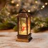 Christmas Telephone Booth Candle Lamp: Luminous Night Light Ornaments
