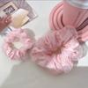 Double Layer Silk Organza Scrunchies Sweet Flower Hair Band For Girls Ponytail Holder Rubber Bands Hair Ties Hair Accessories