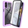 Motorola G22/Moto E32 PET Film Phone Case with Starry Sky Screen Protector