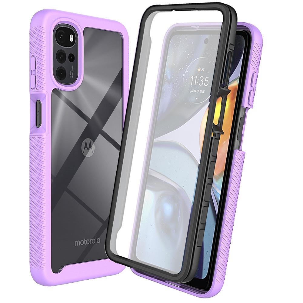 Motorola G22/Moto E32 PET Film Phone Case with Starry Sky Screen Protector
