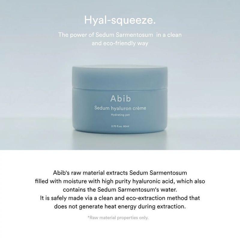 Abib - Sedum Hyaluron Crème Hydrating Pot