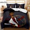 African Boy Duvet Cover Set King Size Hip Hop Boy Divination Bedding Set Trendy Cool Polyester Quilt Cover for Kids Boys Teens