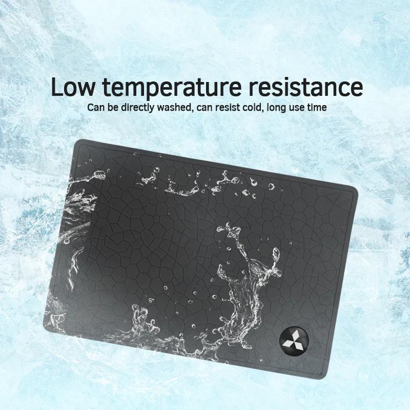 Car Anti-Slip Mat Dashboard Silicone Sticky Storage Pad Interiors For Mitsubishi Eclipse Lancer Outlander Pajero ASX Colt I200