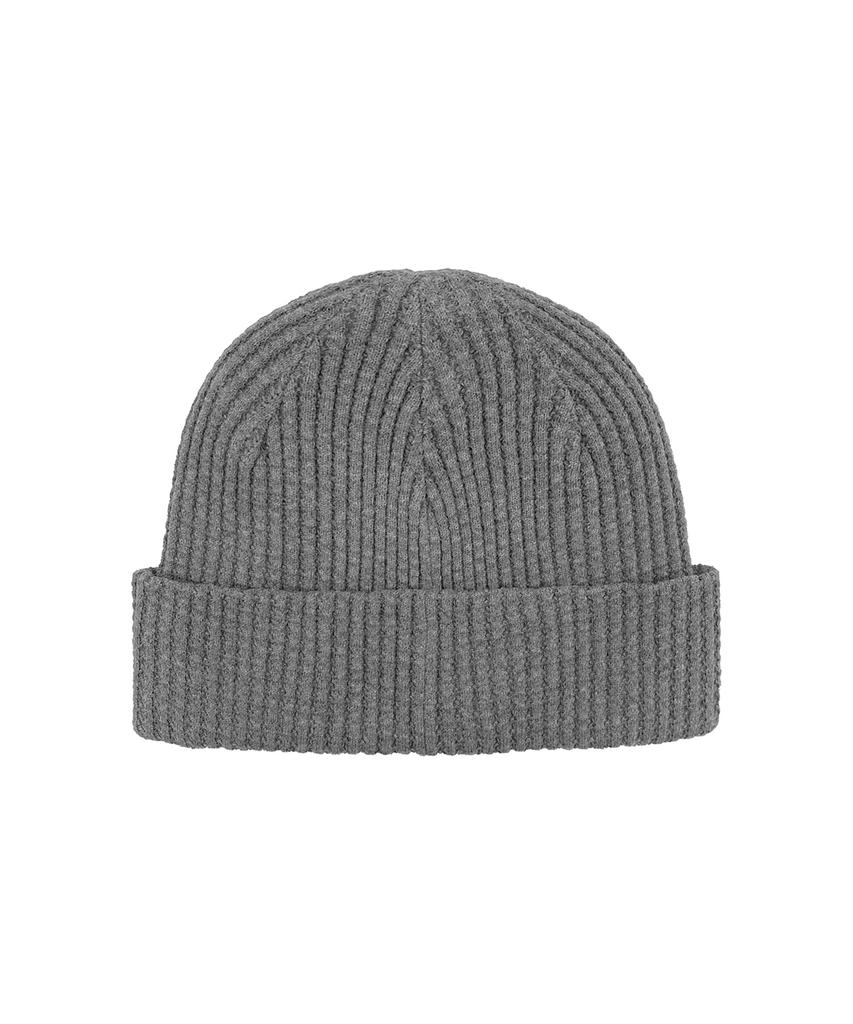 Opeunyadeu(Owai) Smile Cube Rivet Waffle Beanie - Gray
