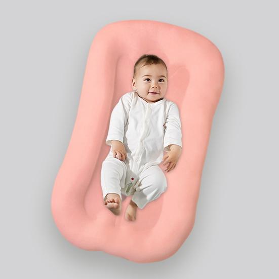 Baby Lounger Newborn Infant Lounger with Detachable Washable Cover Breathable Baby Lounging Cushion for Babies Tummy Time Bed Couch Use