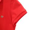 LACOSTE Short sleeve Polo shirt 36 Red Women Used