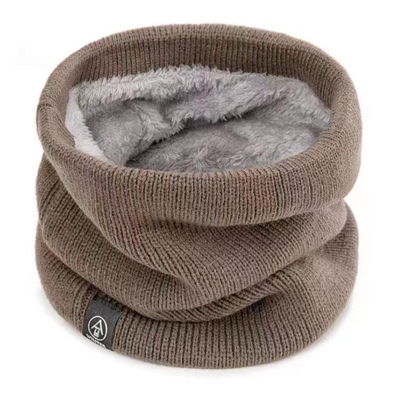 Winter Knitted Neck Warmer Cold-proof Windproof Thermal Skating Running Hiking Scarf Thickened Outdoor Sport Unisex Collar