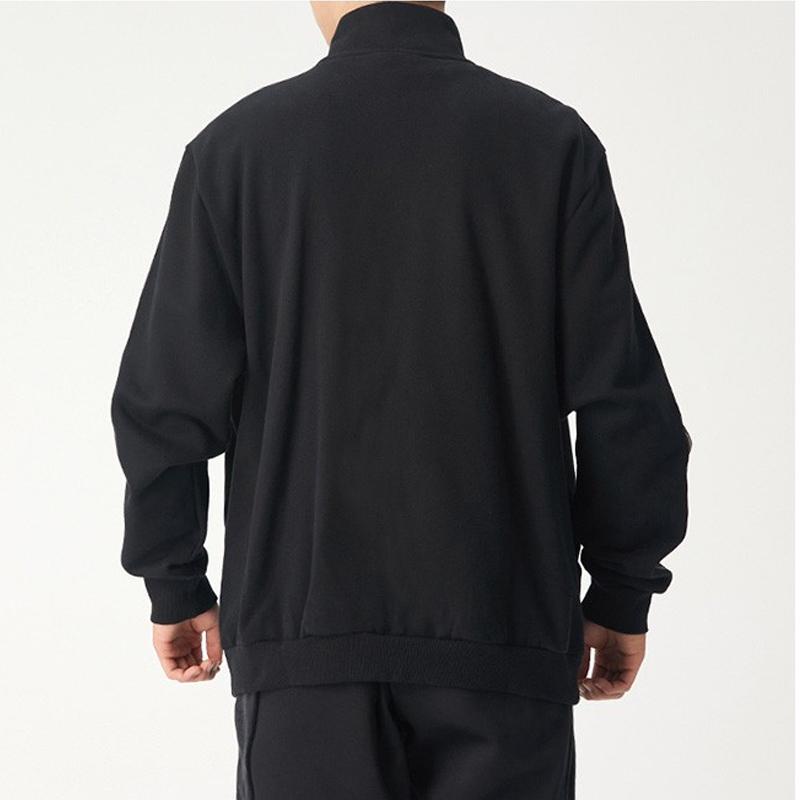 Puma Logo-Print Fleecegefütterte Strickjacke Herren Oberbekleidung Schwarz 587138-01