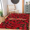 Rose Customize Your Name Carpet Design for Game Room Kitchen Study room Foyer Antislip Carpet Decorate Offices Perfect Gift for Women/Men