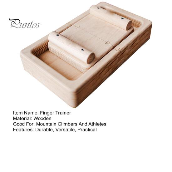 Finger Strength Trainer Wooden Grip Strengthener Pinch Block Hand Grip Climbing Power Finger Exercise Equipment for Home Gym Climbing Athletes