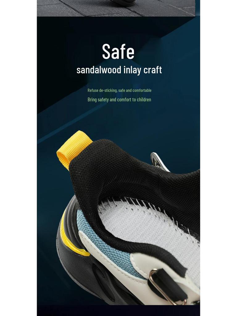 Athletische Schuhe für Jungen aus Mesh und Leder - Rutschfest, Abriebfest, Lässige Laufschuhe für Kinder, Frühjahrs- und Herbst-Schuljahreszeit.