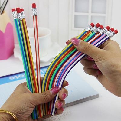 6 pezzi di fantastica matita morbida magica penna da scrittura non rotta Matite morbide pieghevoli e pieghevoli