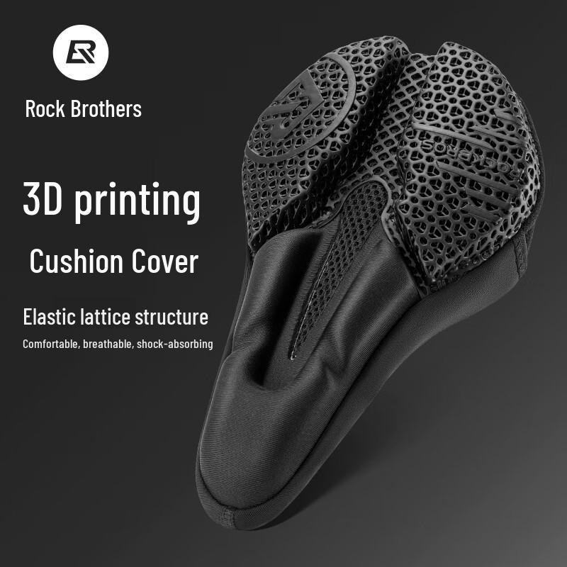 Rockbros 3D Printed Silicone Bike Seat Cover 28x15.5 cm