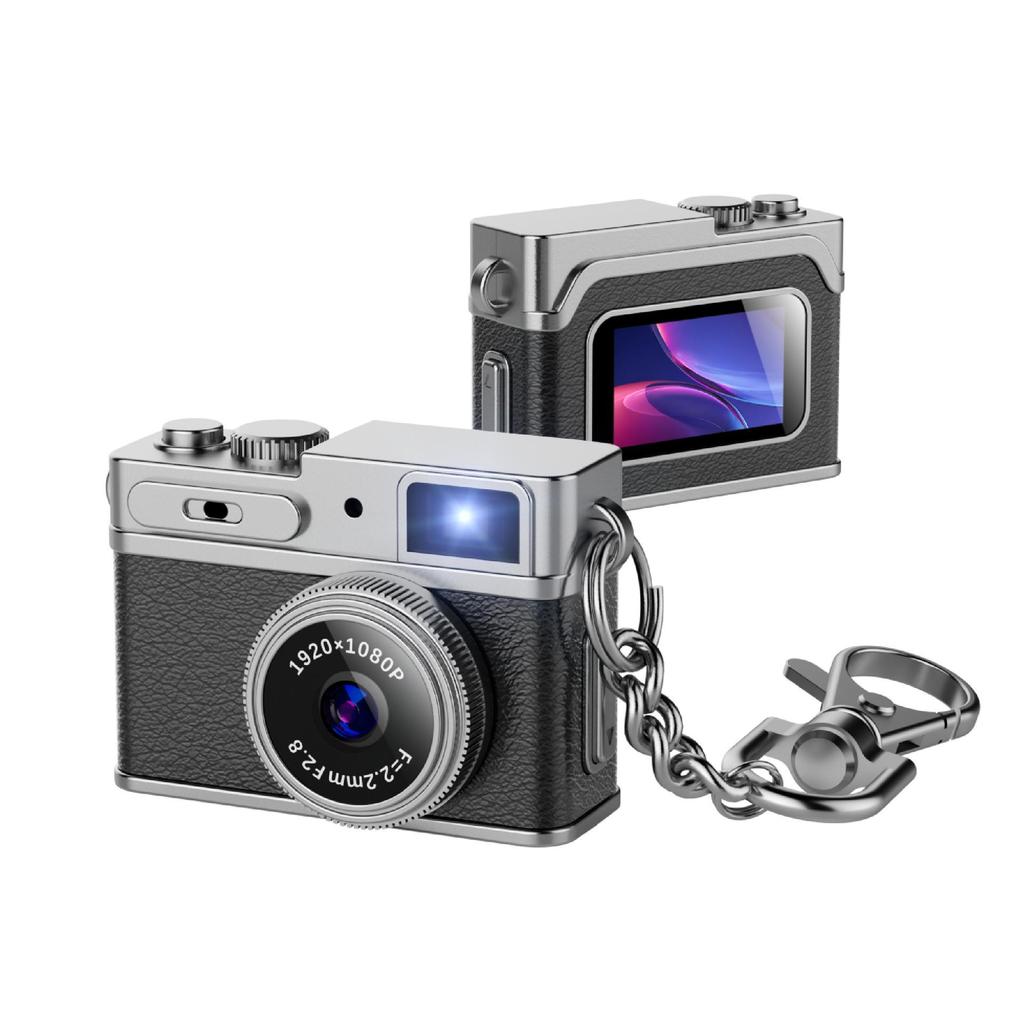 1080P HD Retro Mini Digitalkamera für Studenten - Foto-, Video- und Tonrekorder