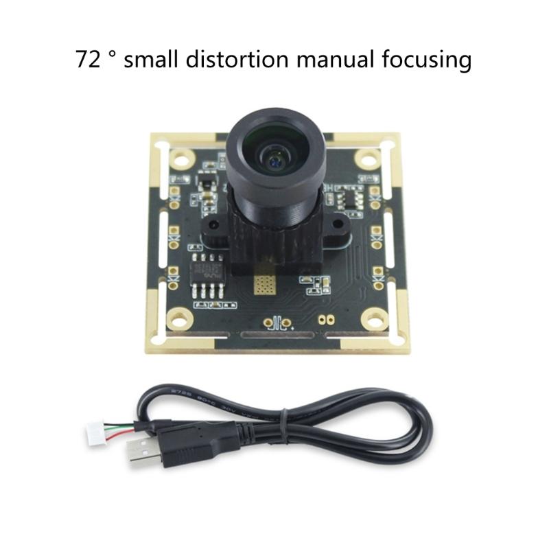USB 1280x720 OV9732 Video Camera Module 1MP 72/100 Adjustable Manual-focus Lens Monitoring Module Plug and Use