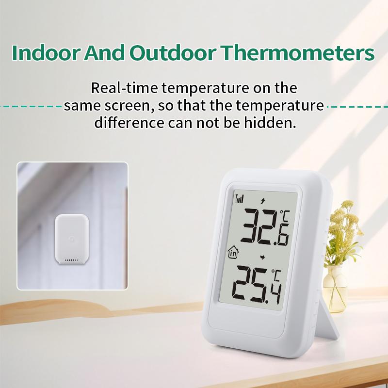 TS-FT0401 2.56 Inch Screen High Precision Digital Temperature Monitor Indoor Outdoor Wireless Thermometer