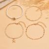 Starfish Foot Chain Shell Beach Jewelry Elegant Beaded Anklet  Jewelry