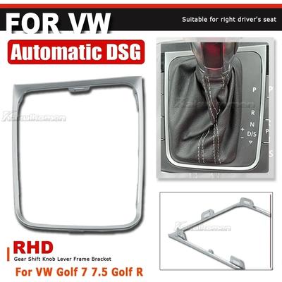 Right Hand Drive RHD Automatic DSG Gear Shift Knob Lever Frame Bracket For VW Golf 7 MK7 7.5 Golf R Gear Surround Trim