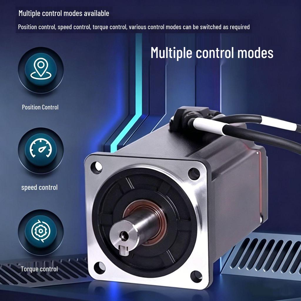 1000W High-Power Compact 60/80 Driver Three-Phase Pulse Servo Motor Control Set