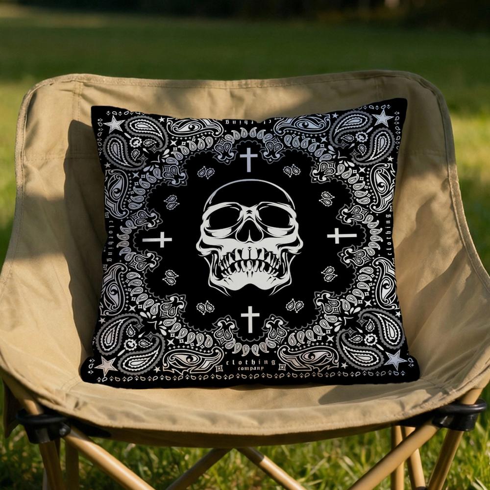 

DDeath Row Records Cushion Cover Soft Reversible Durable Pillow Cover MultiScene Use for Home Car Daily Comfort 30x30cm