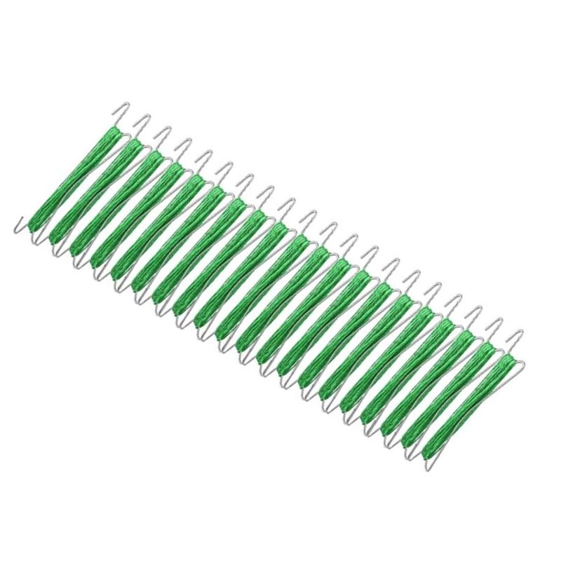 40Pcs Tomato Hooks with String Tomato Support Hooks Tomato Holder Hooks Plant Support Clips Prevent Tomatoes Pinching