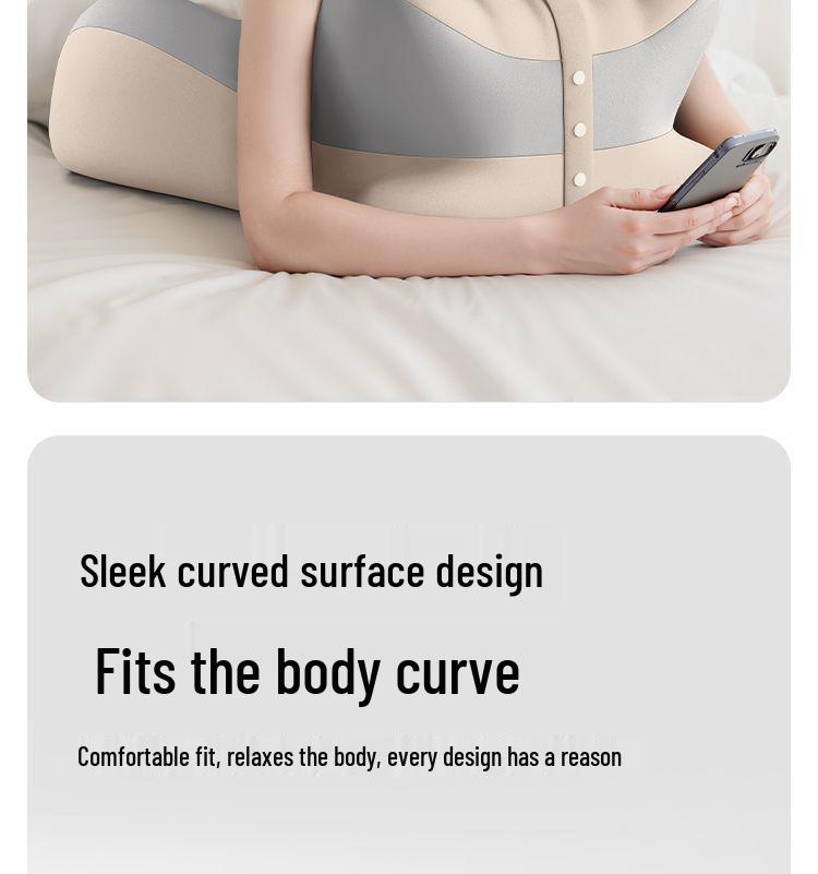 Washable Multi-Functional Neck & Lumbar Support Pillow with Cervical Spine Protection, for Side Sleeping & Maternity Use