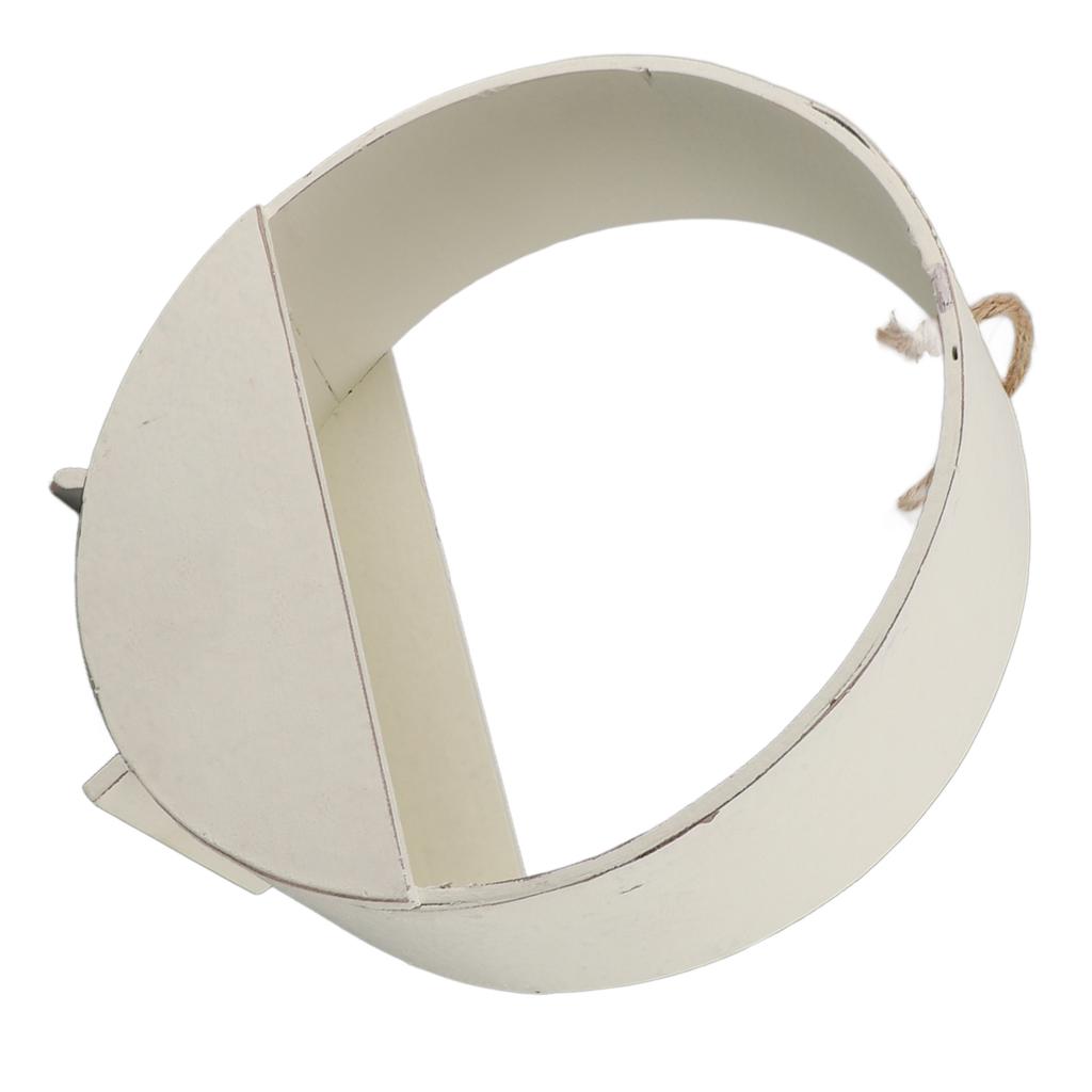 Binnen Wandhangend Rond Plantenbak Rustiek Ronde Houten Hangende Plantenbak voor s