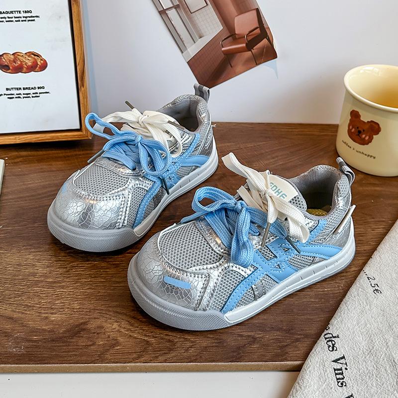 

Girls sports shoes 2025 spring and autumn new children s moral training shoes fashionable breathable student Forrest Gump shoes boys board shoes tide 26