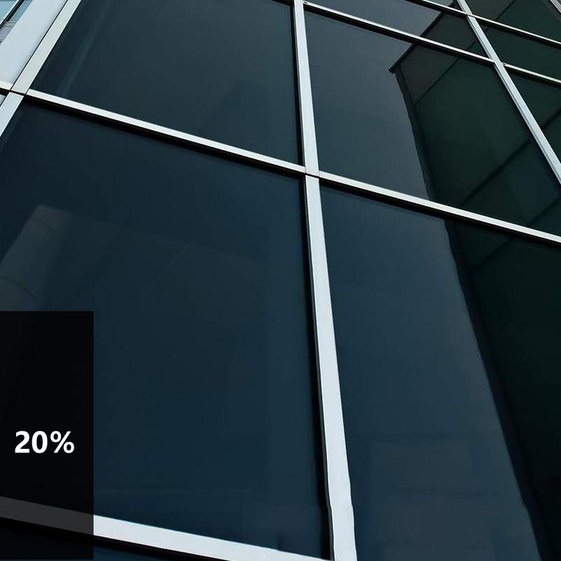 Tönungsfolie für Autos, Hitzeschild, Autofensterfolie, Hitze- und UV-Block und kratzfest, 3 m x 5 m, Autofenster