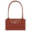 Longchamp Le Pliage Series Silver Metal Zipper Snap Closure Recycled Polyamide Canvas With Leather Dumpling Bag Tote Shoulder Bag 1899919404