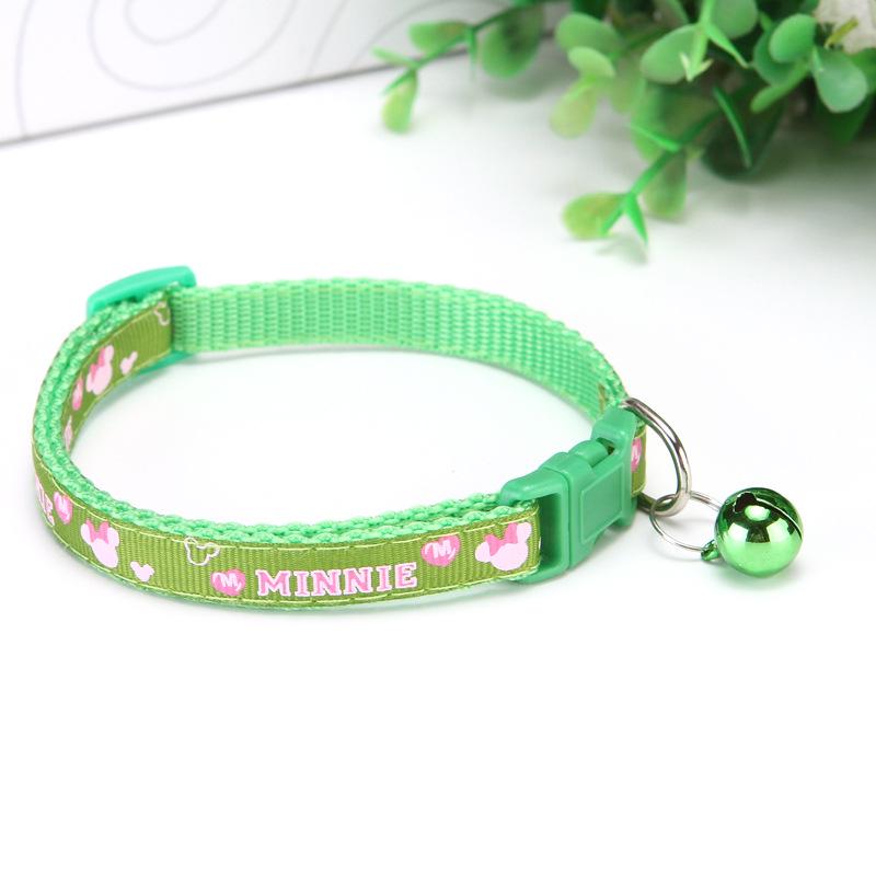 Pet Cartoon Collar with Bell for Cats and Dogs