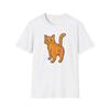 Funny Orange Cat Butt TShirt  Quirky Cat Gift Daily Comfortable Home Clothes Her Gift Women Clothing Fashion Graphic T Shirts