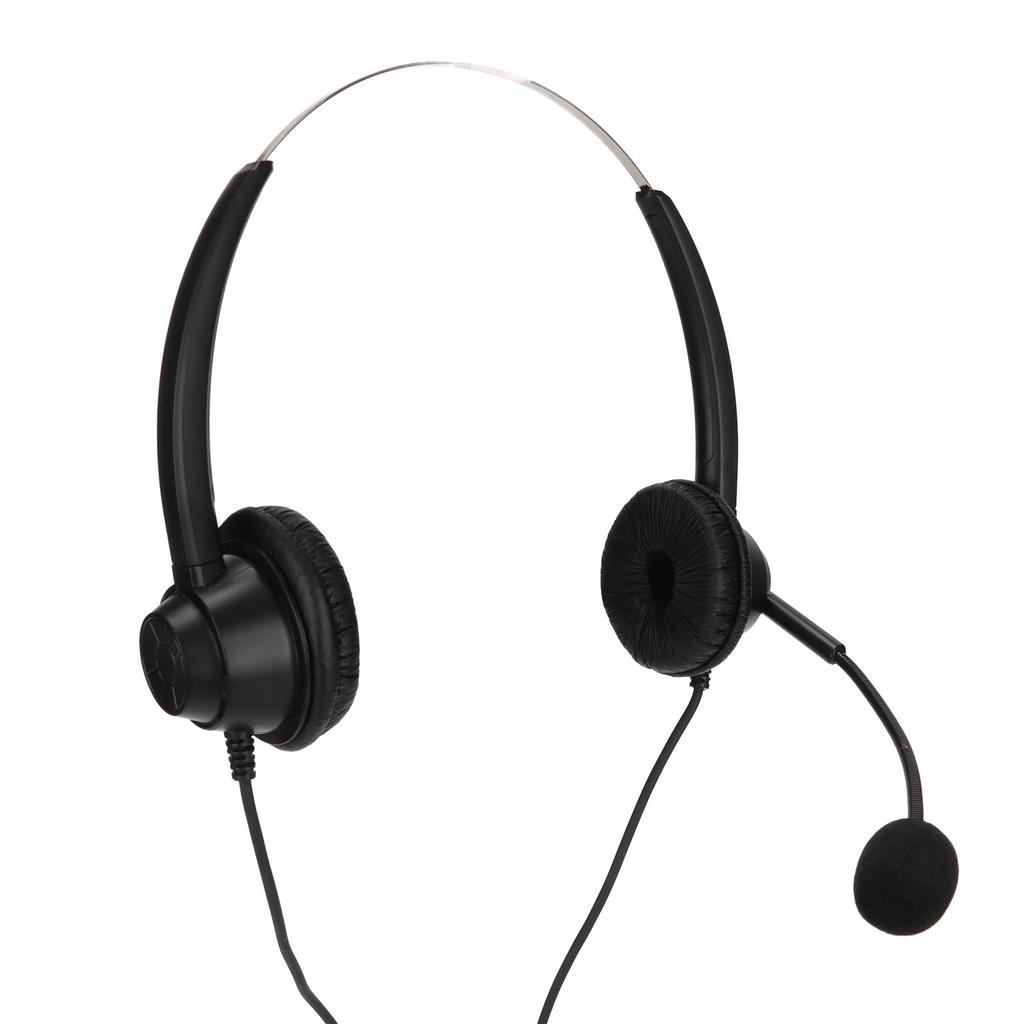 H360DQD Binaural Customer Service Headset Soft Noise Reduction Office Headset with Microphone for