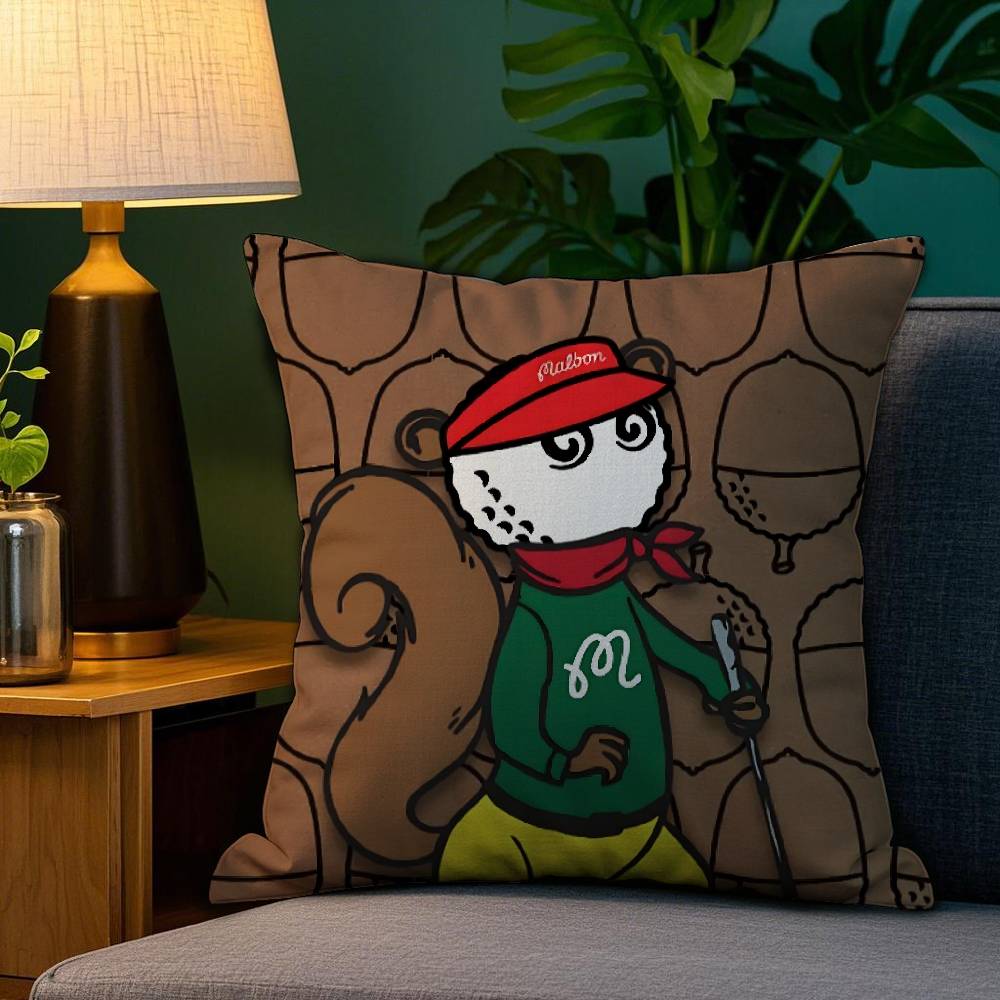 

Leisure MMalbones Golf Pillow Case Plush Fabric Soft Double Sided Print Sofa Cushion Cover Throw Pillow Covers 30x30cm