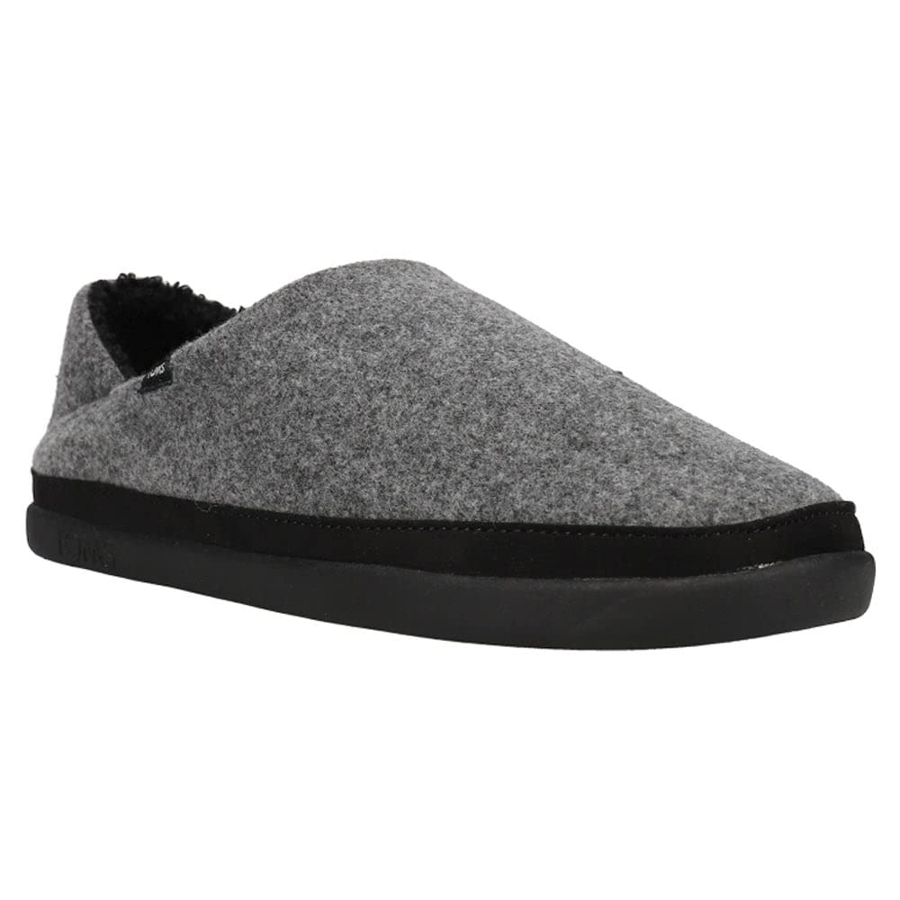 Toms EZRA Smoke Grey REPREVE Felt Cm Women's Two-Tone Slip-On (00) 22.0
