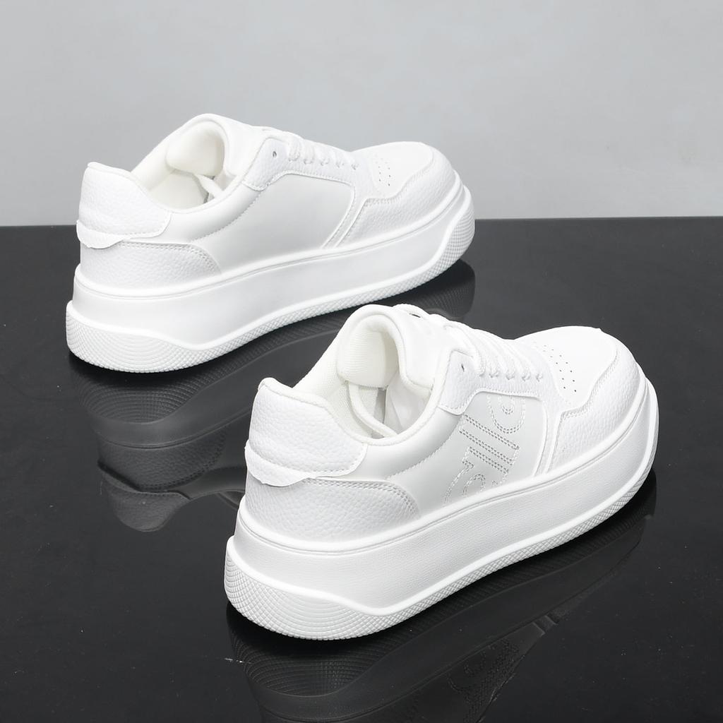 22 Autumn New Casual Breathable Board Shoes Sports Thick Soles Increase