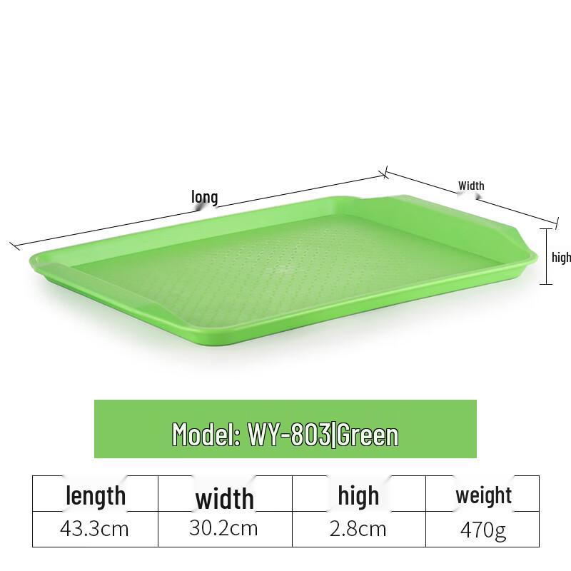 Rectangular Plastic Fast Food Serving Tray