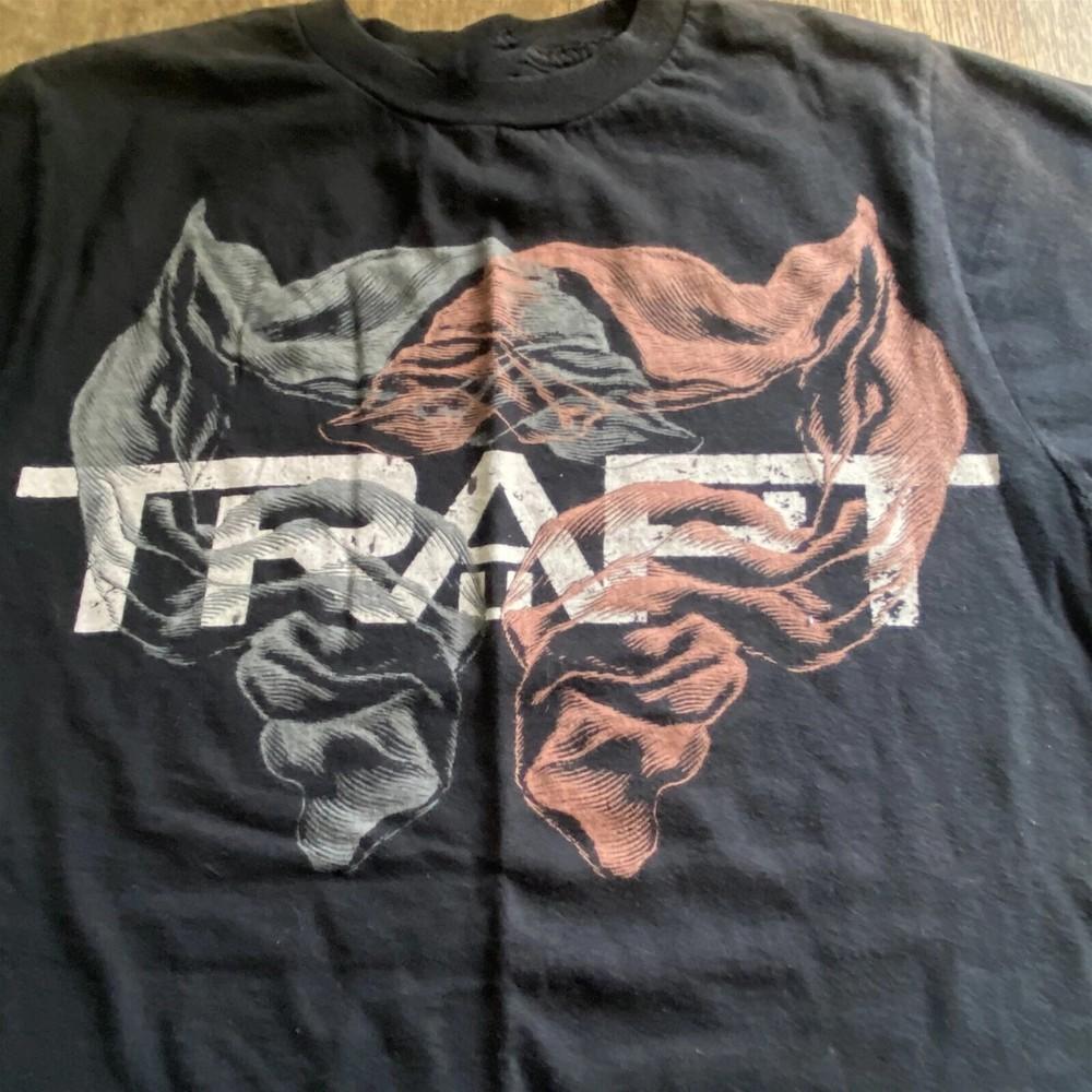 Черная Унисекс Футболка с Логотипом Рок-Группы Trend Trapt, Полный Размер XXXXL