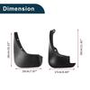 TUCKBOLD Front and Rear Mud Flaps with Mounts for Toyota Yaris 2006-2013