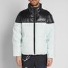 Adidas Originals X Alexander Wang Transparent Tear-Resistant Colorblock Down Jacket Men Outerwear Mint-Green DT9504
